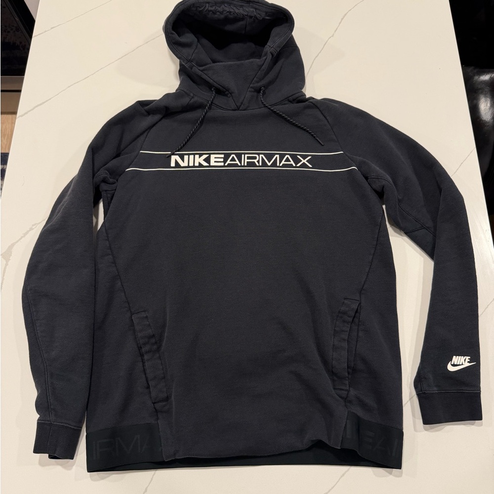 Vintage Nike Air Max Men's Black Hoodie